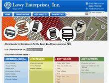 Tablet Screenshot of lowyusa.com